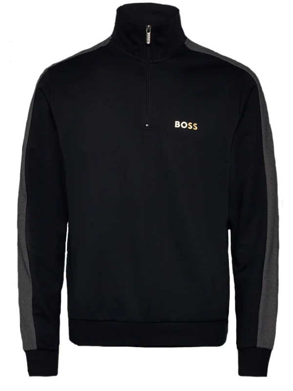 Hugo Boss | Tracktop Half-Zip Zwart