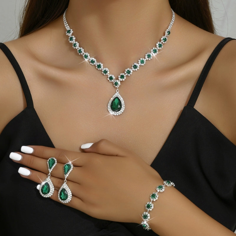 Koninklijke Edelstenen Sieraden Set