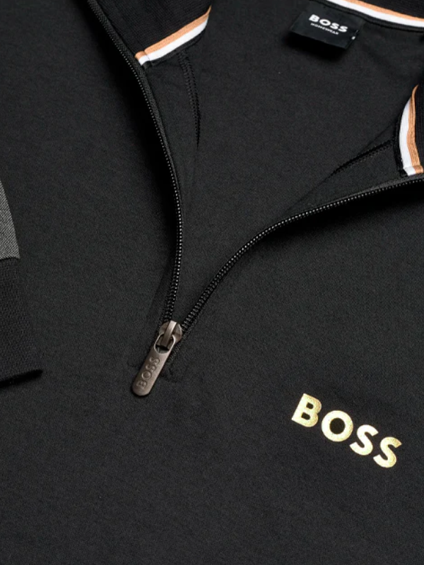 Hugo Boss | Tracktop Half-Zip Zwart