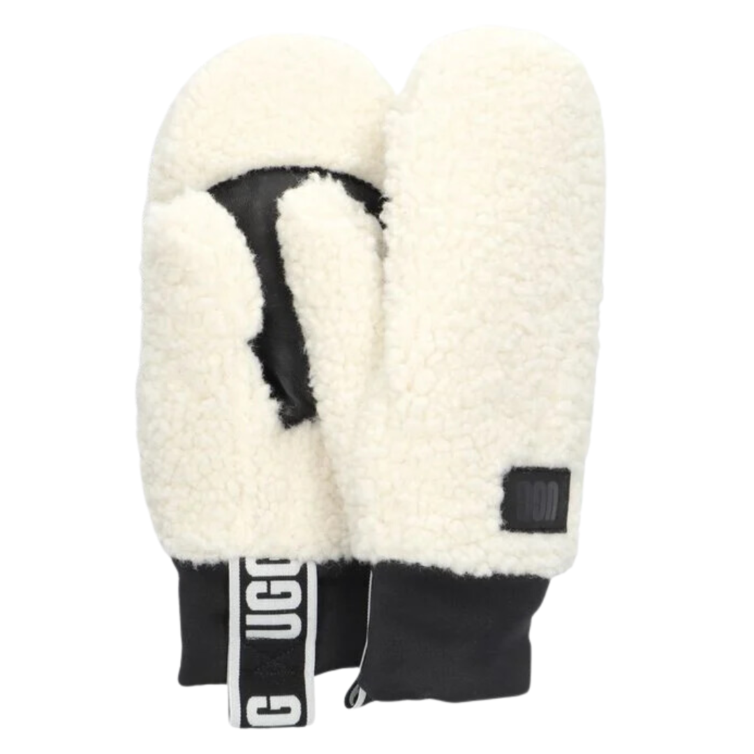 UGG | Handschoenen Fluff Mitten met Logo Tape