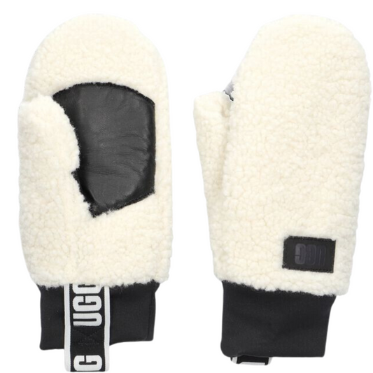 UGG | Handschoenen Fluff Mitten met Logo Tape