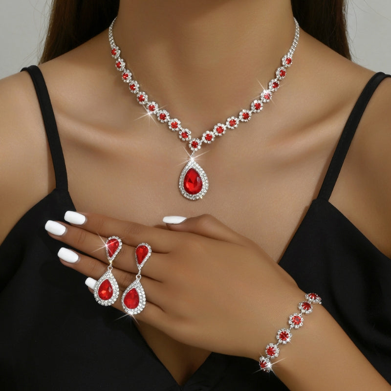 Koninklijke Edelstenen Sieraden Set