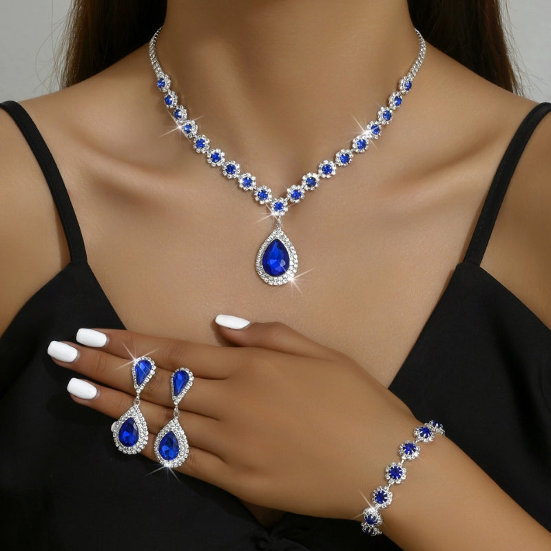 Koninklijke Edelstenen Sieraden Set