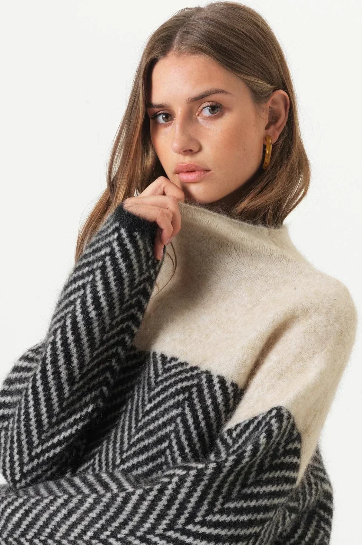 Mila Premium Turtleneck van luxe breiwerk